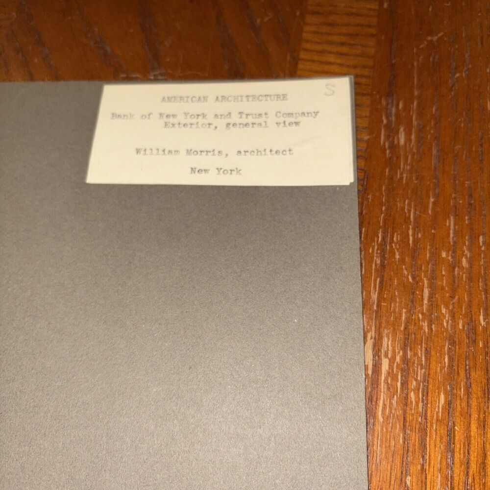 Antique 48 Wall Street Mounted American Architecture Photo New York City NYC - Picture 4 of 5